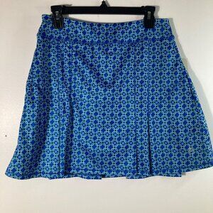 Womens Bermuda Sands‎ Eliza Skort Dazzing Blue S Polyester Spandex NWT
